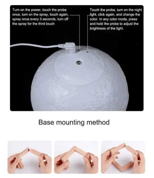 3D Moon Air Humidifier