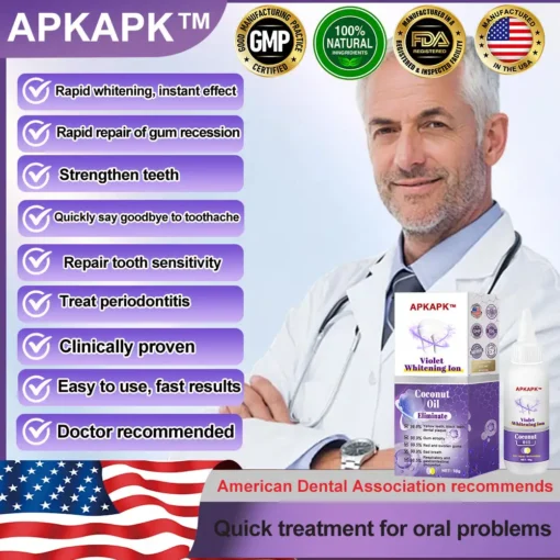 APK APK™ Violet Nano Whitening Ion Gel