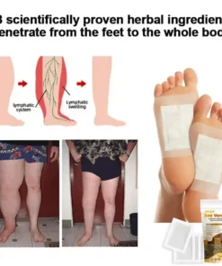 CROAIE™ Bee Venom & Herbal Slimming Foot Patches for Lymphatic Support and Blood Sugar Balance