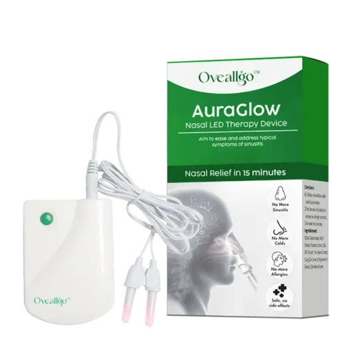 Fivfivgo™ AuraGlow Nasal LED Therapy Device