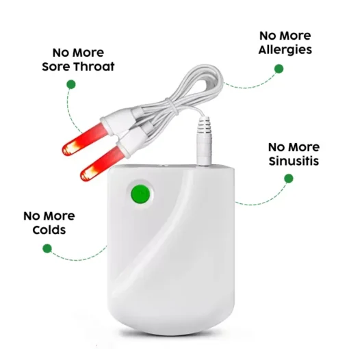 Fivfivgo™ AuraGlow Nasal LED Therapy Device