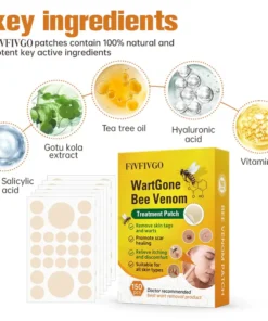 Fivfivgo™ WartGone Bee Venom Treatment Patch