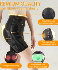 Kkio®Medical-Grade Mugwort Infrared Ion Fiber Massage Body Shaping Shorts