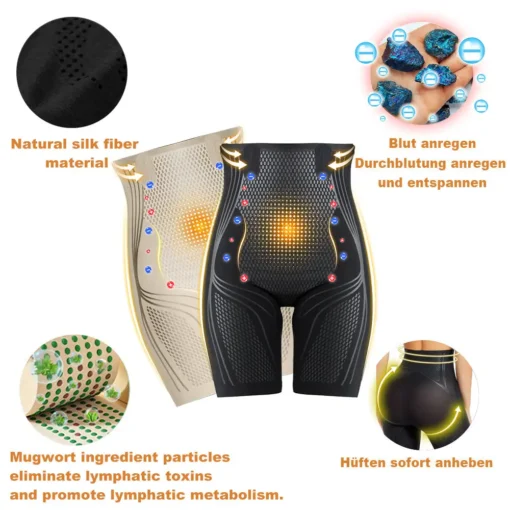 Kkio®Medical-Grade Mugwort Infrared Ion Fiber Massage Body Shaping Shorts