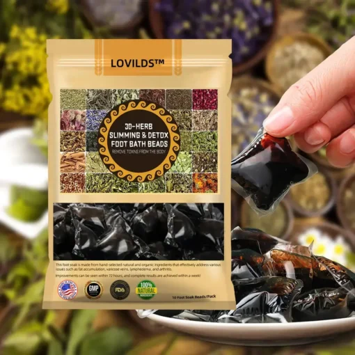 LOVILDS™ 30-Herb Slimming & Detox Foot Bath Beads