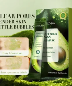 LOVILDS™ Complex Acid Avocado Cleansing Facial Bubble Mask