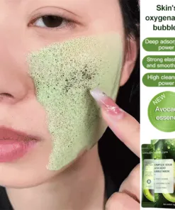 LOVILDS™ Complex Acid Avocado Cleansing Facial Bubble Mask