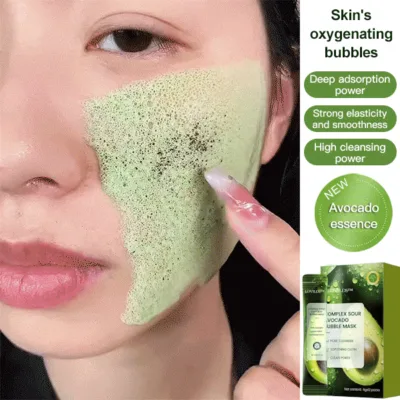 LOVILDS™ Complex Acid Avocado Cleansing Facial Bubble Mask