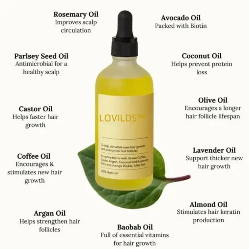 LOVILDS™ Rosemary Hair Growth Essence 100% Natural Hair Growth