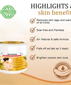 QIAWI™ BEE POSON MOLE AND WART TREATMENT CREAM