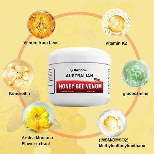 Raindew® Australian Honey Bee Venom Pain & Bone Healing Cream