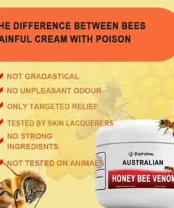 Raindew® Australian Honey Bee Venom Pain & Bone Healing Cream