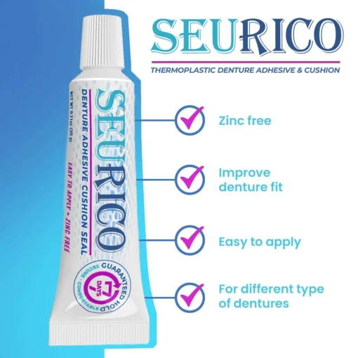 Seurico™- Thermoplastic Denture Adhesive & Cushion