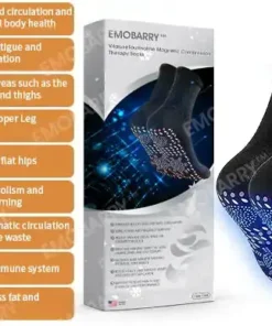 EMOBARRY® VitaluxeTourmaline Magnetic Compression Therapy Socks