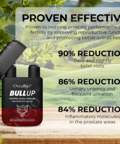 Oveallgo™ Spain BullUp Double Holes Nasal Inhaler for Prostate Health