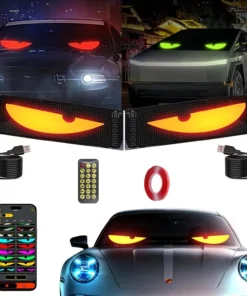 Bikenda® Dynamic LED Customizable Car Eye Lights