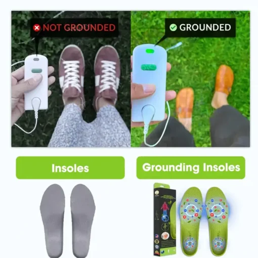 Fivfivgo™ EarthConnect Carbon Fiber Grounding Therapy Insoles