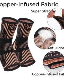 Fivfivgo™ Neuro Healing Copper Socks for Numbing Foot Pain, Neuropathy or Plantar Fasciitis