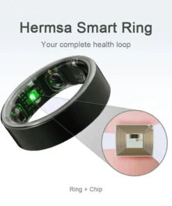 HERMSA™ AI Chip Smart Weight Loss Ring with SOS for Emergencies