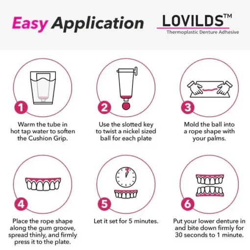 LOVILDS™Thermoplastic Denture Adhesive