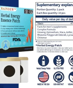 Raindew™ PDE5 Men's Herbal Energy Patch